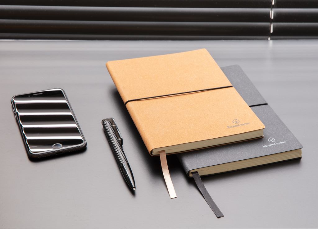 Libreta de cuero reciclado A5