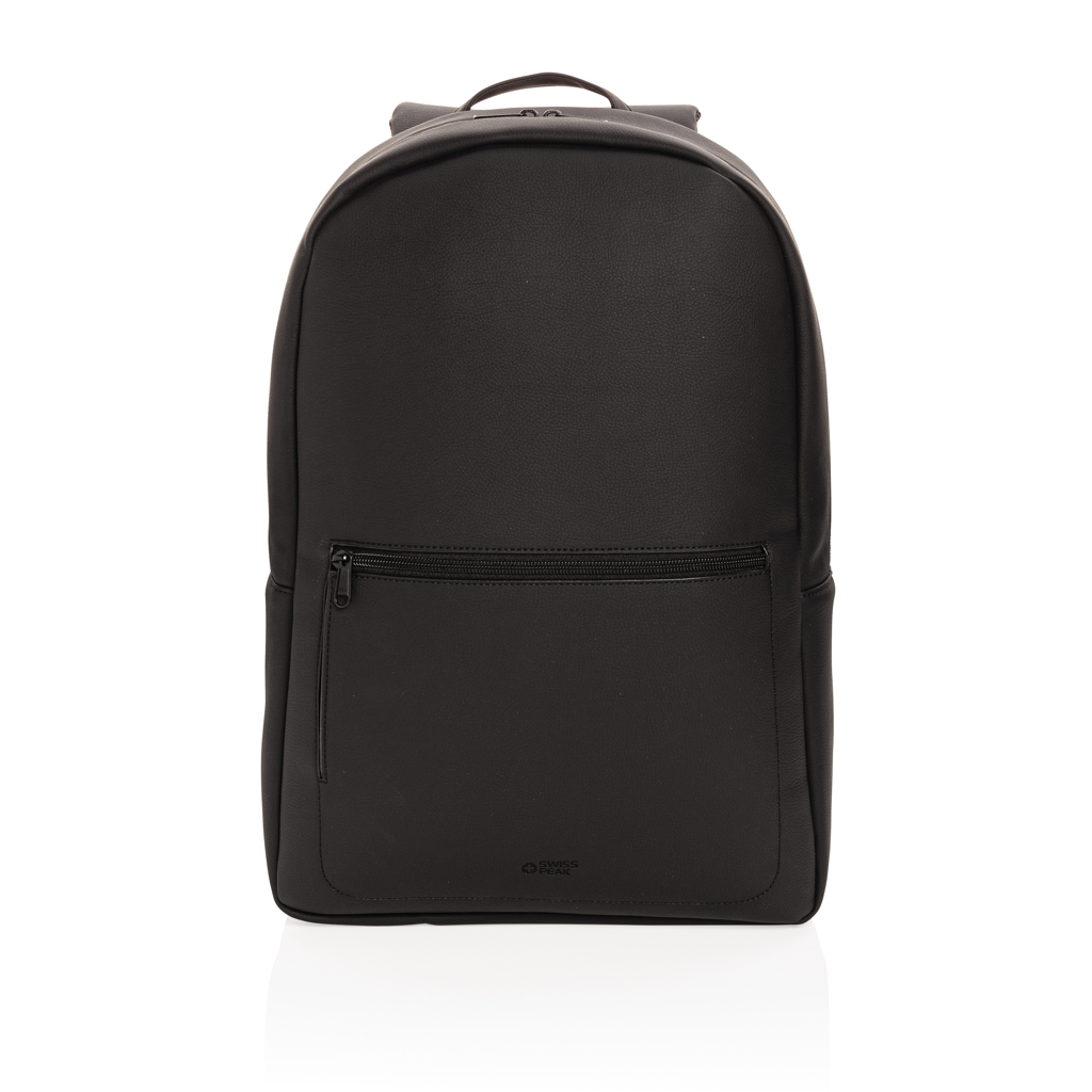 Mochila para portátil Swiss Peak de PU sin PVC