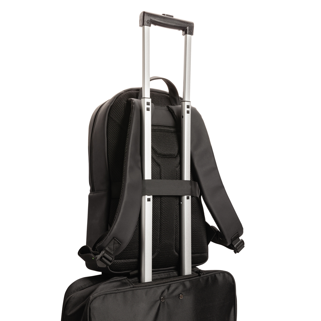 Mochila para portátil Swiss Peak de PU sin PVC