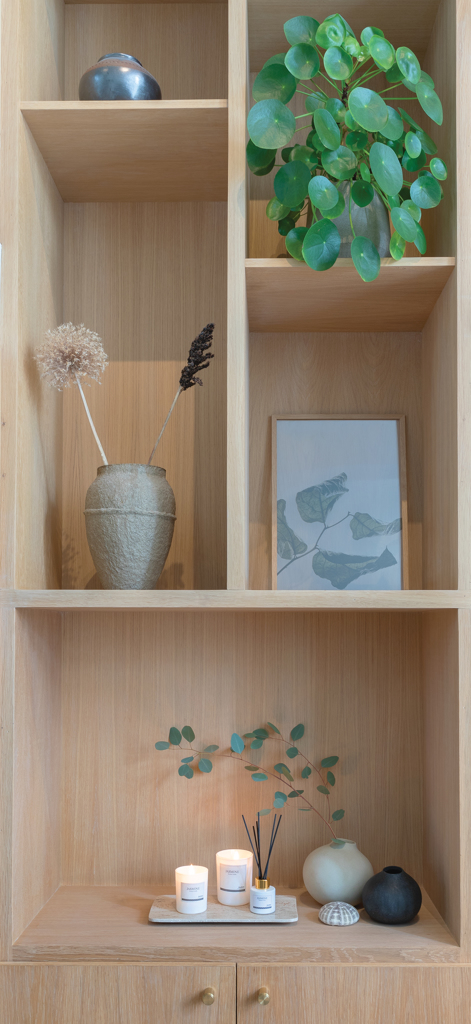Vela Ukiyo perfumada pequeña en vaso