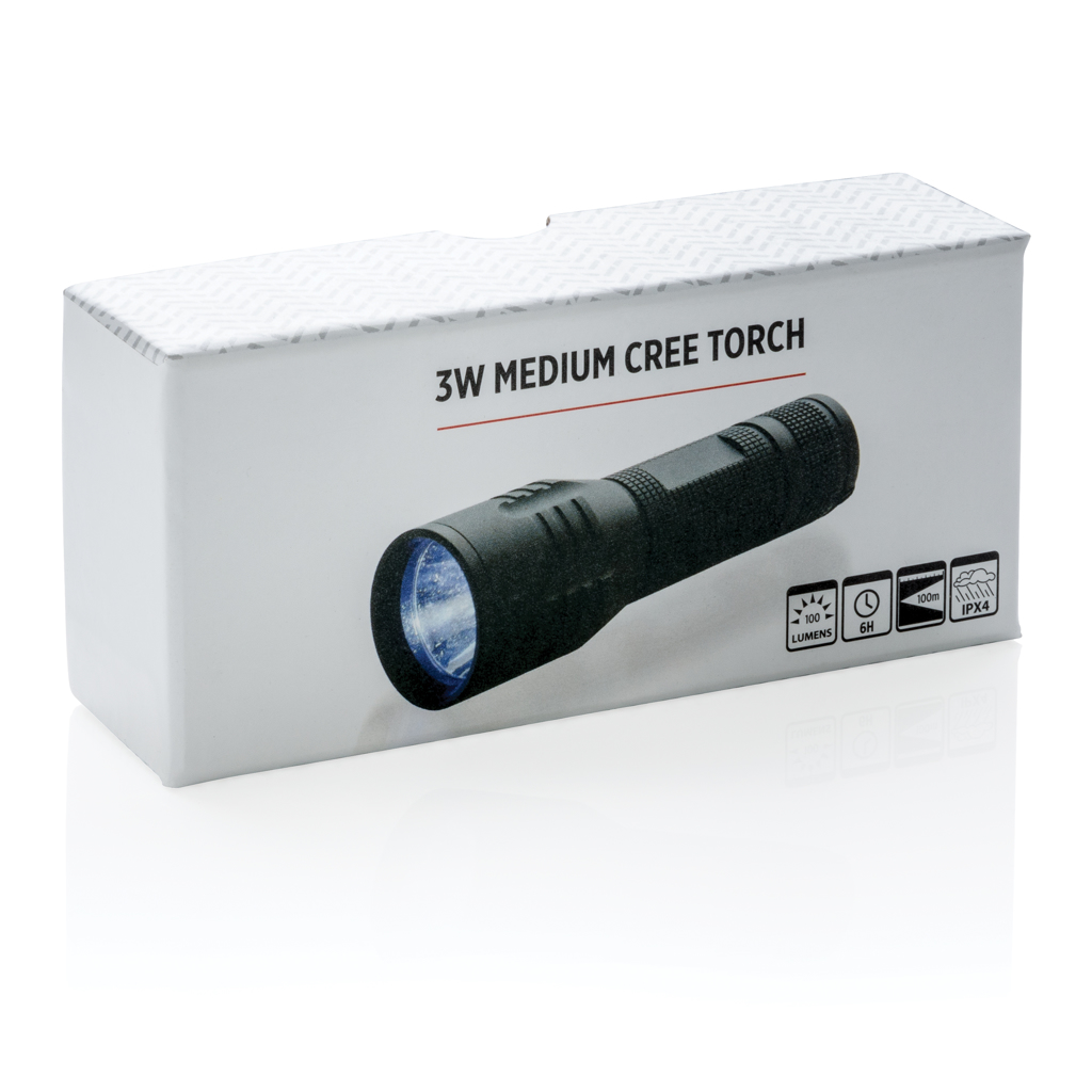Linterna CREE mediana 3W