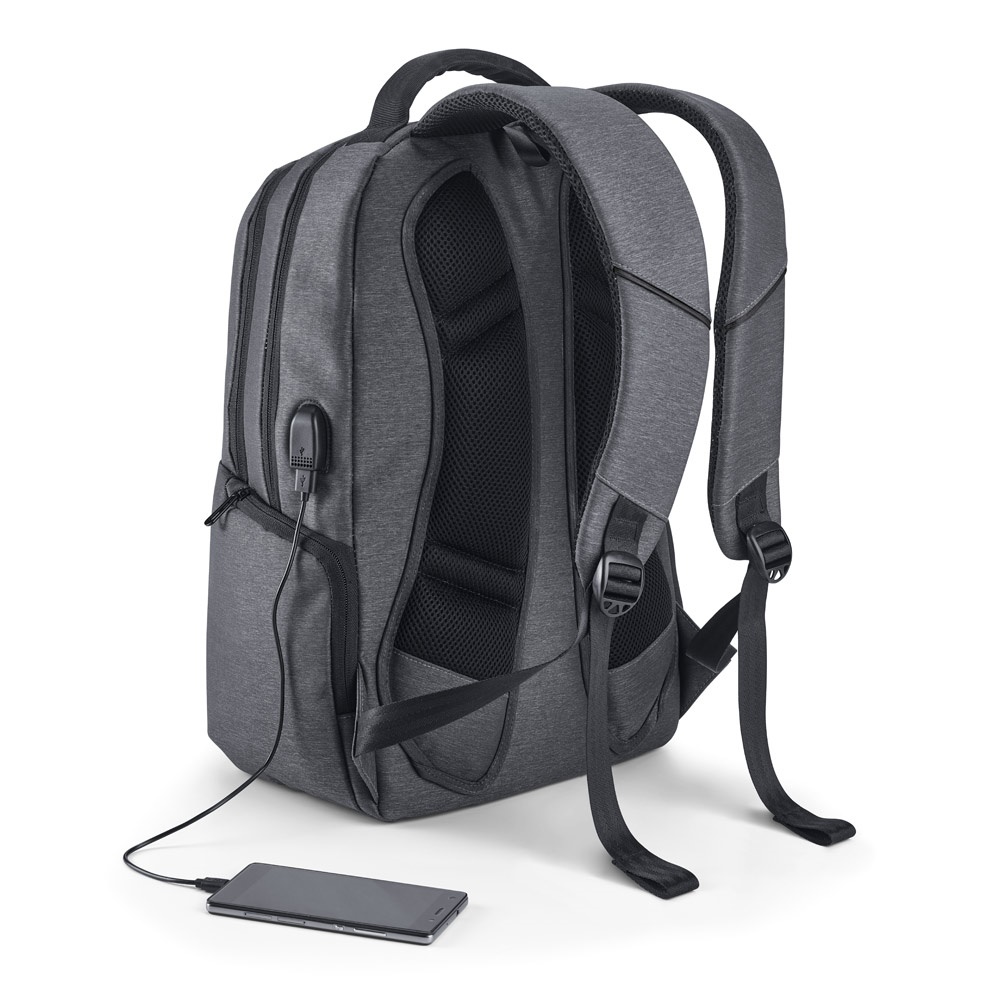 BOSTON. Mochila para portátil de 17" de nylon impermeable de 2Tone