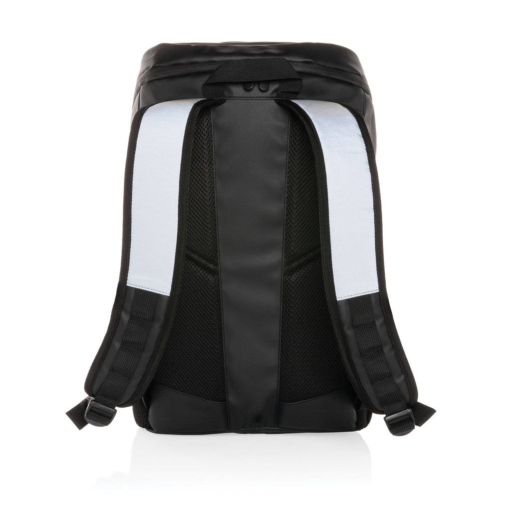 Mochila reflectante de PU para portátil de 15,6"