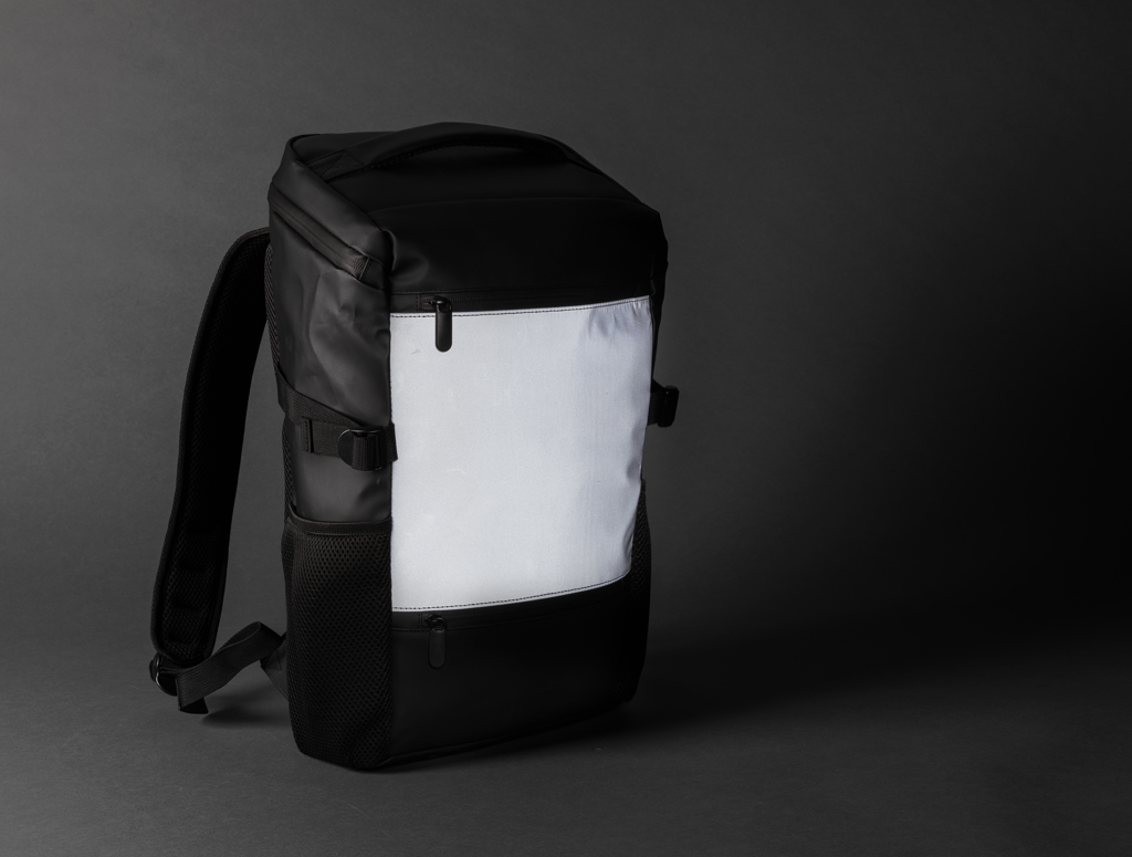 Mochila reflectante de PU para portátil de 15,6"
