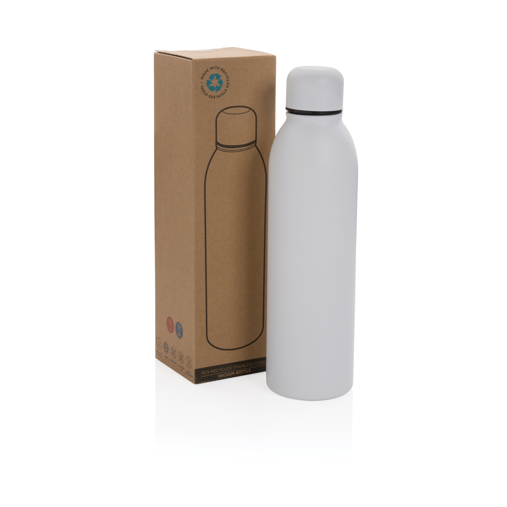 Botella al vacío de acero inoxidable reciclado RCS
