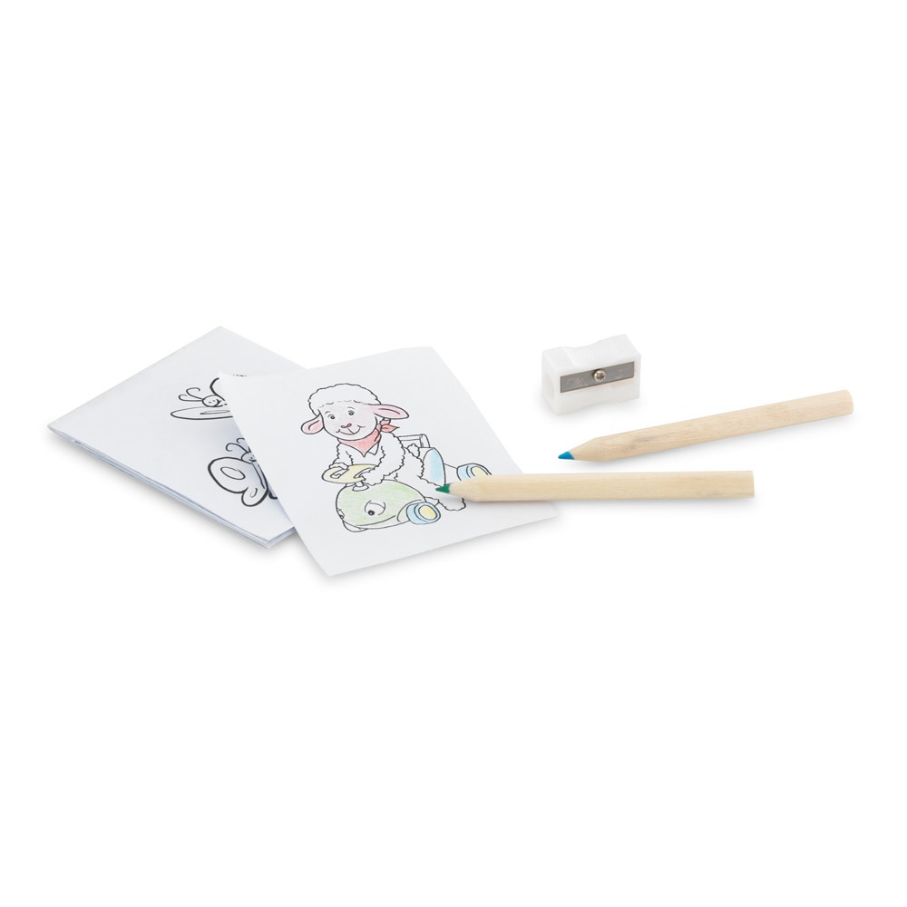 ANIM. Conjunto para colorir com lápis de cor