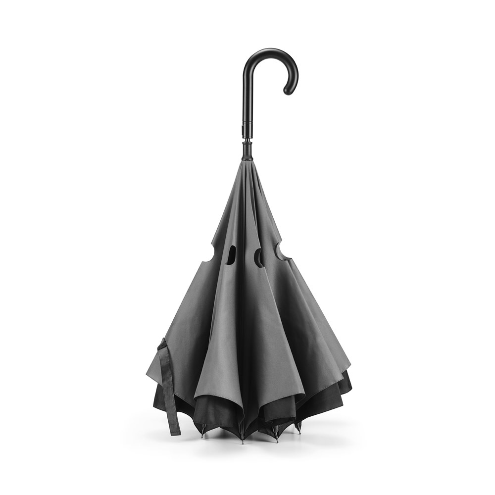 ANGELA. Paraguas plegable reversible 190T pongee