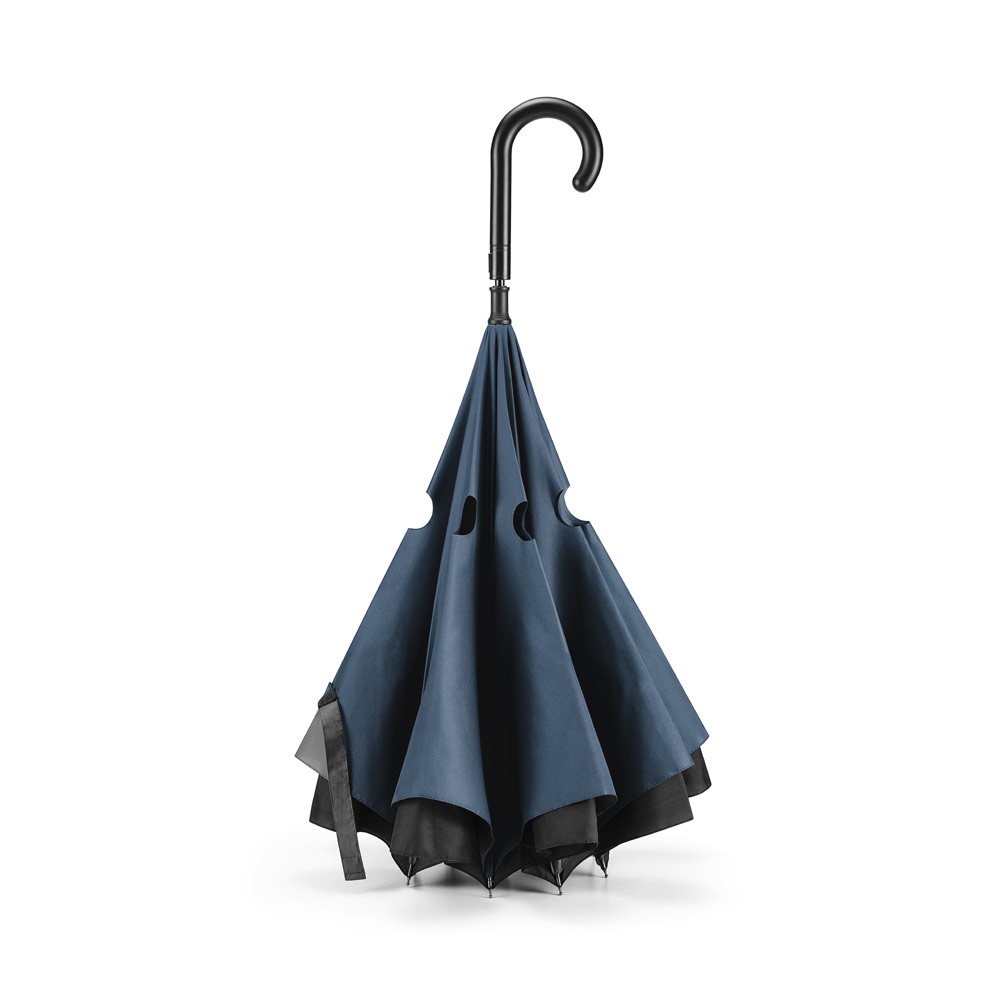 ANGELA. Paraguas plegable reversible 190T pongee