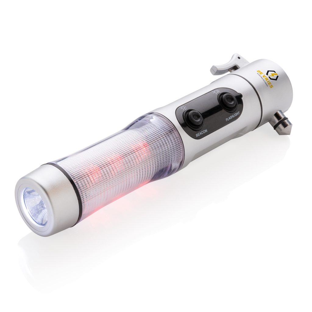 Luz emergencia con martillo