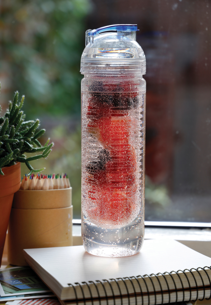 Botella de agua con infusor