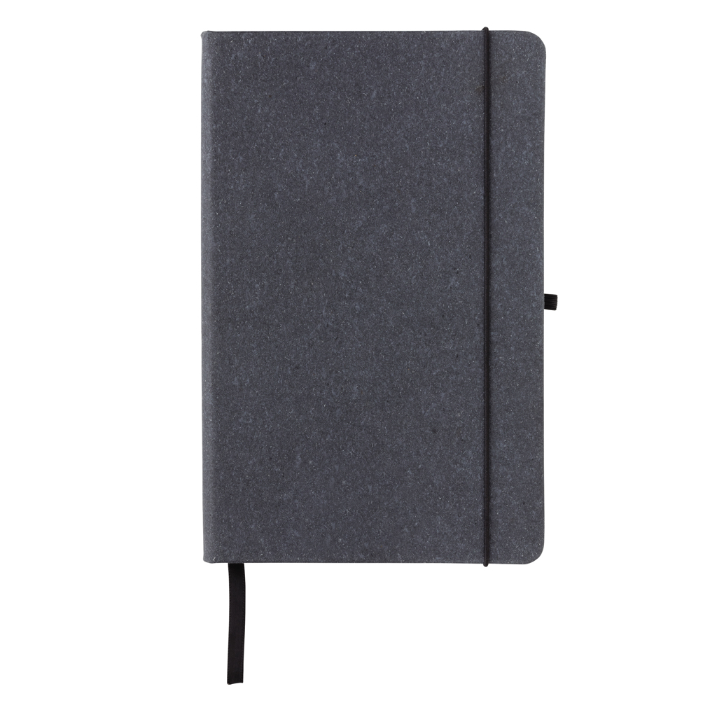 Libreta A5 de cuero reciclado de tapa dura