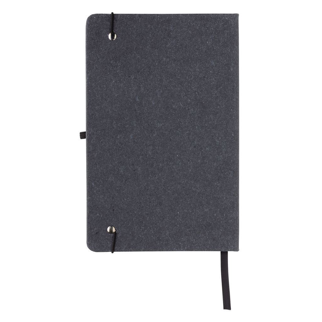 Libreta A5 de cuero reciclado de tapa dura