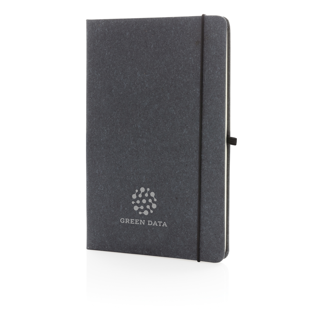 Libreta A5 de cuero reciclado de tapa dura