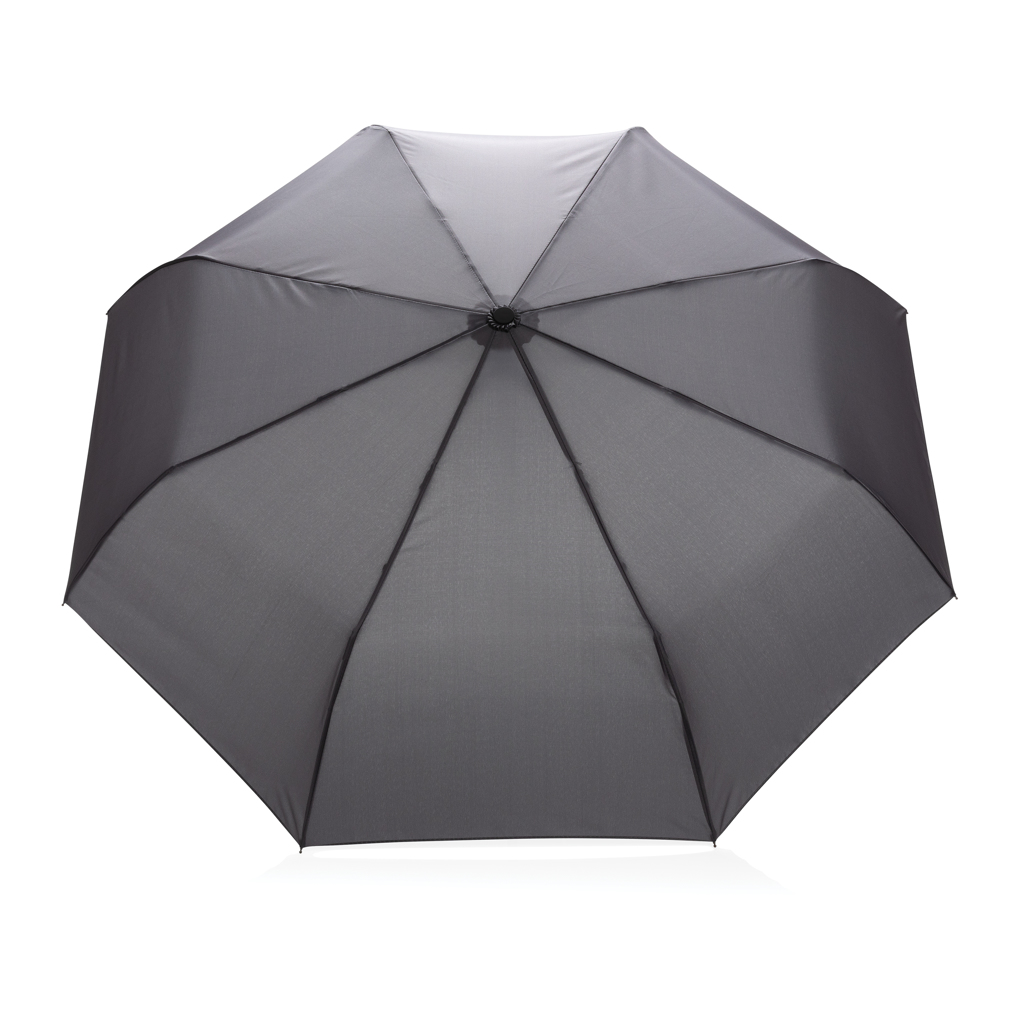 Paraguas automático RPET 190T bambú de 21" Impact AWARE ™