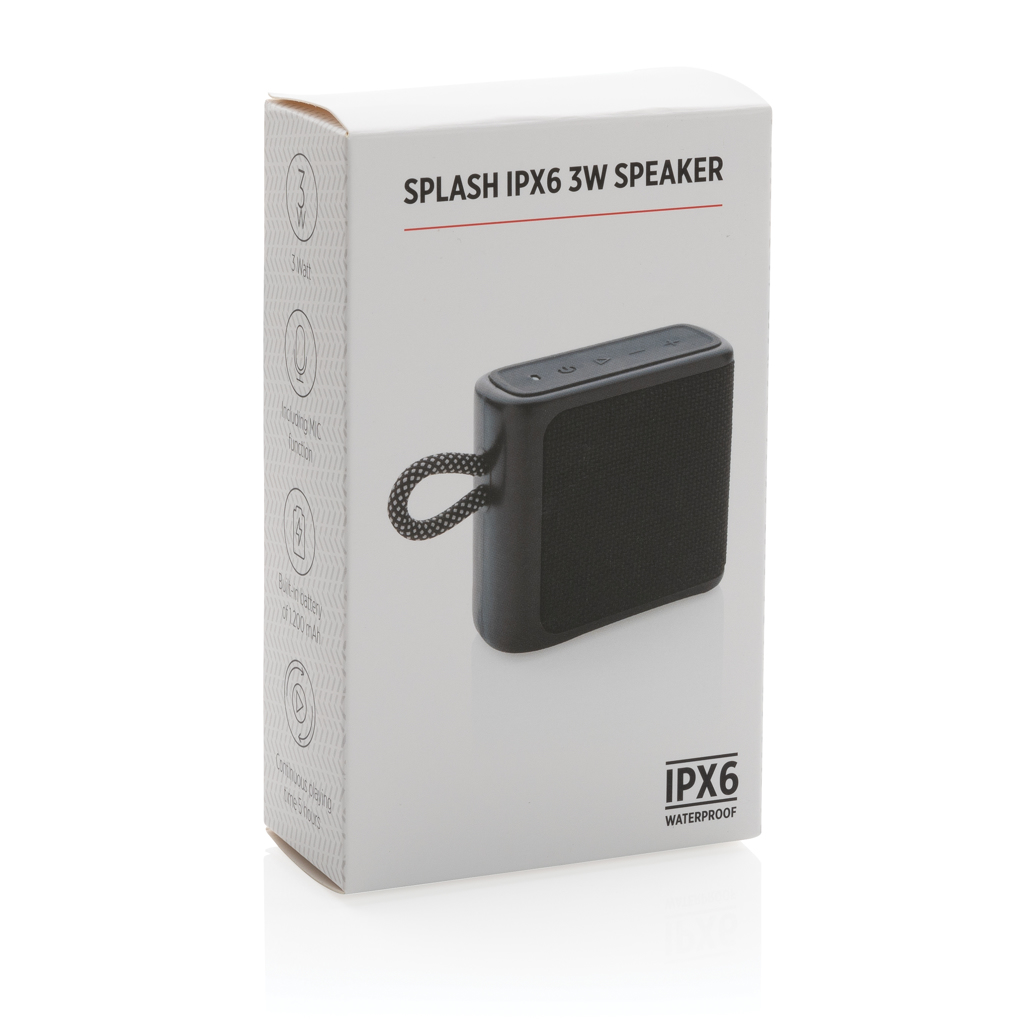 Altavoz Splash IPX6 3W