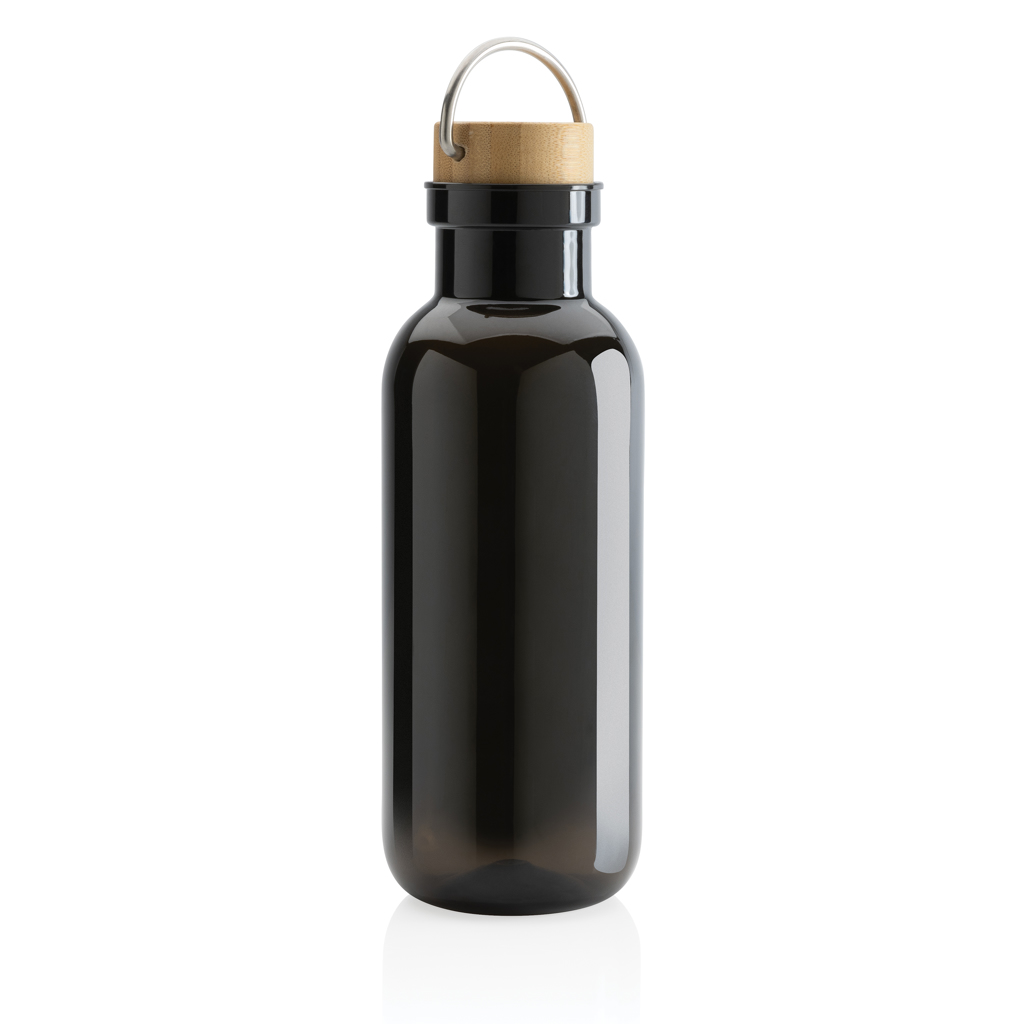 Botella RCS RPET con tapa y asa de bambú