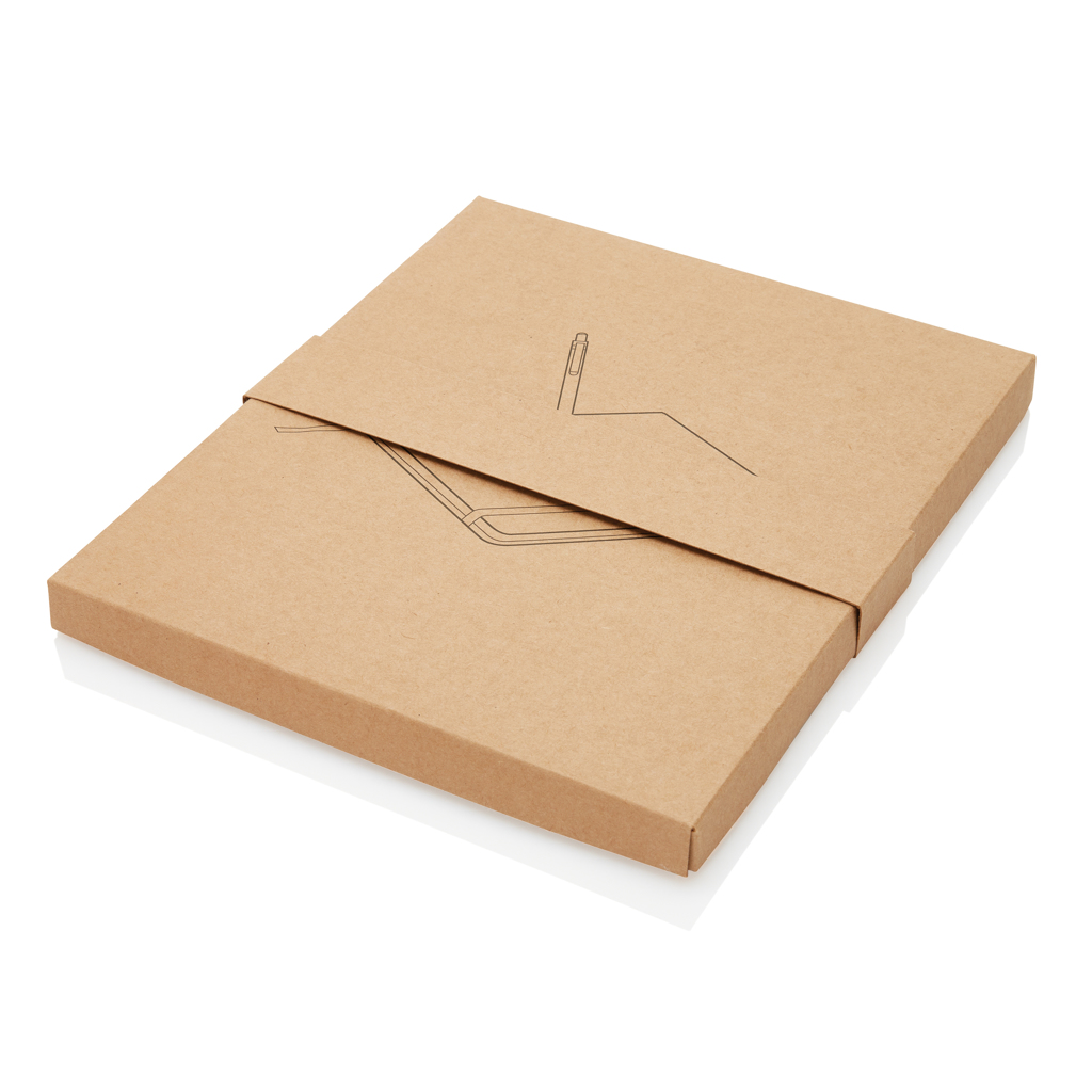 Libreta A5 con bolígrafo touch de bambú
