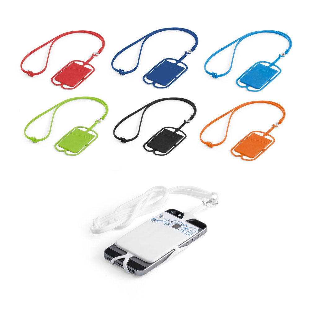 NICOLAUS. Tarjetero con soporte para smartphone