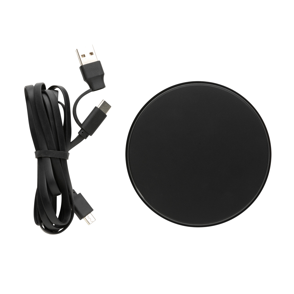 Cargador inalámbrico RCS de plástico reciclado de 10W