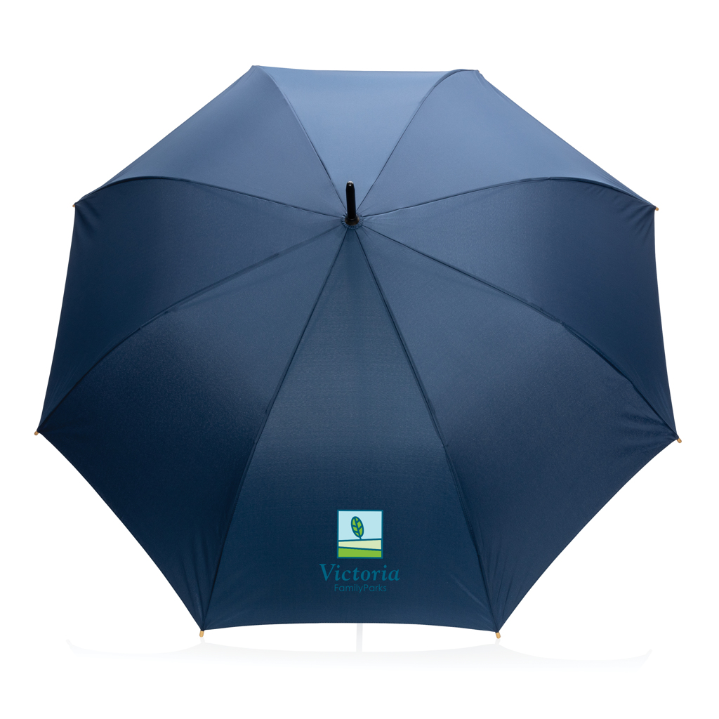 Paraguas automático RPET 190T de bambú Impact AWARE ™