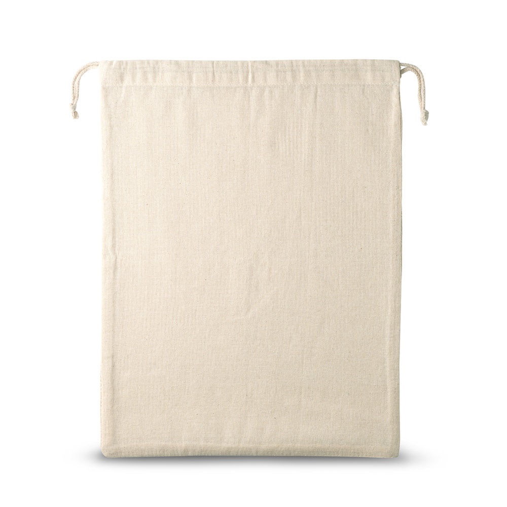 NAPOLI. Bolsa de algodón 100% (120 g/m²) con malla de algodón 100% en la parte delantera (100 g/m²)