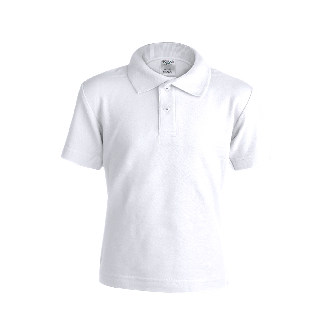 Polo sales blanca niño