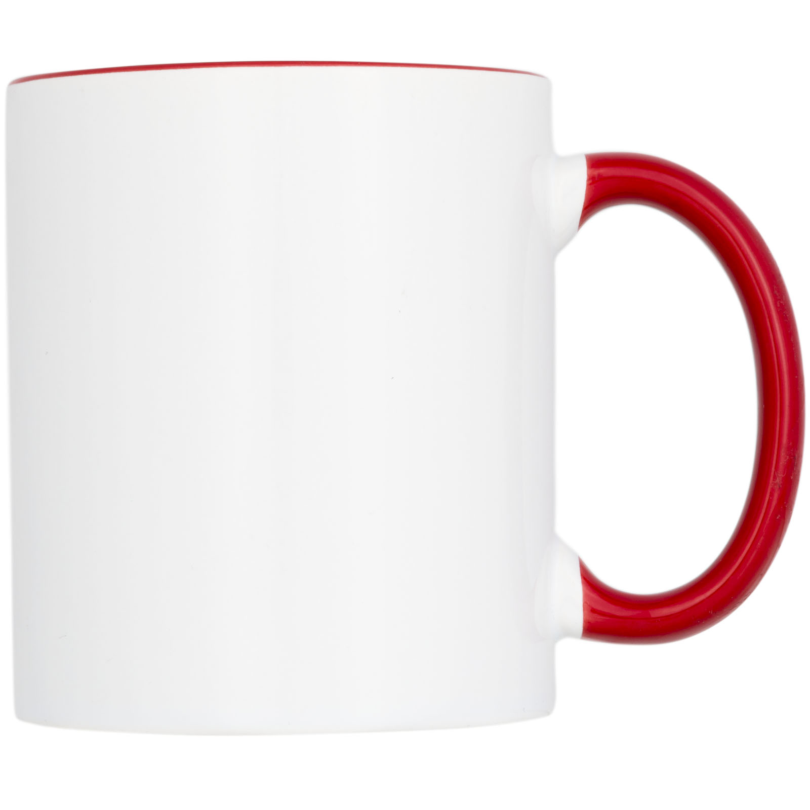 Taza de 350 ml para sublimación con asas e interior de color Pix