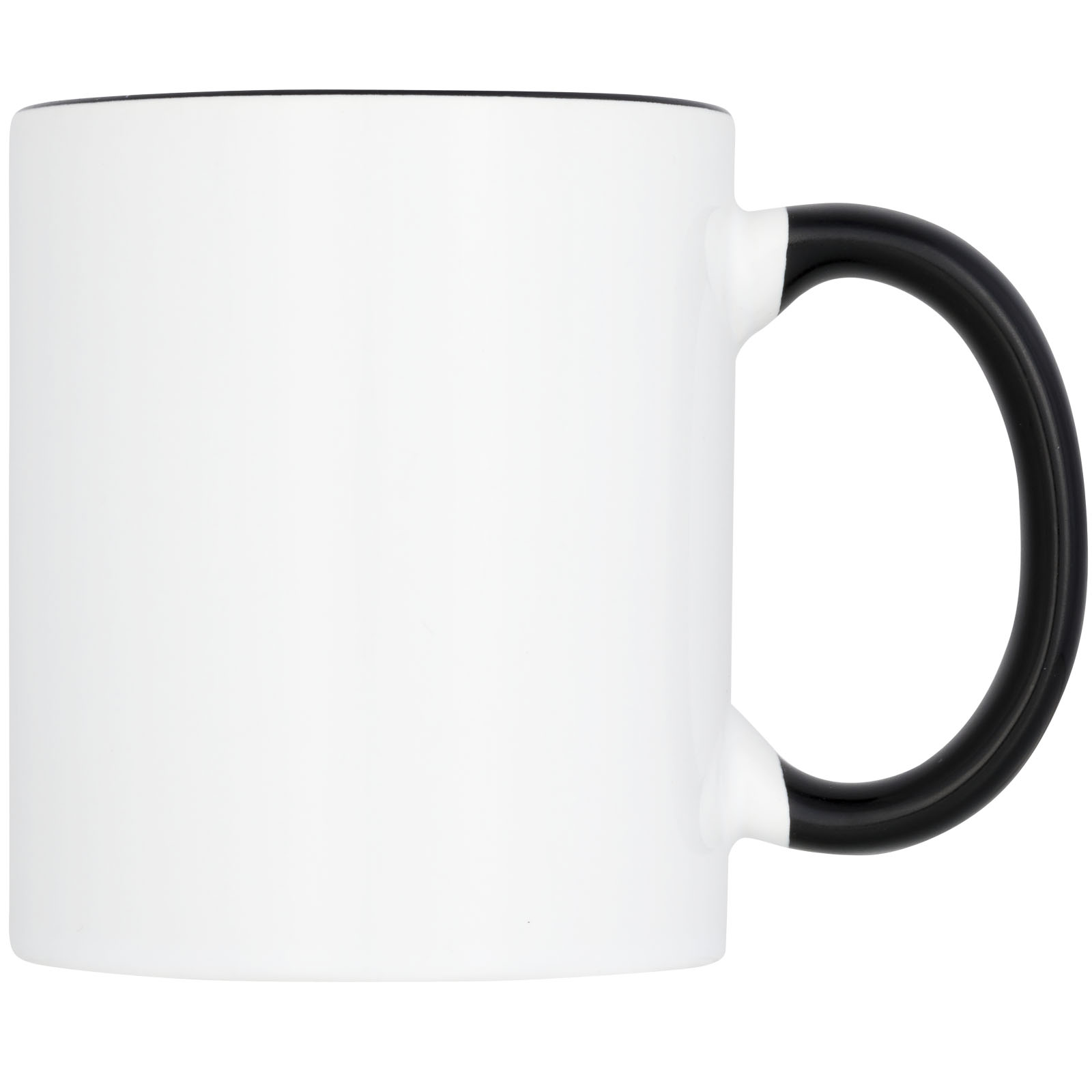 Taza de 350 ml para sublimación con asas e interior de color Pix