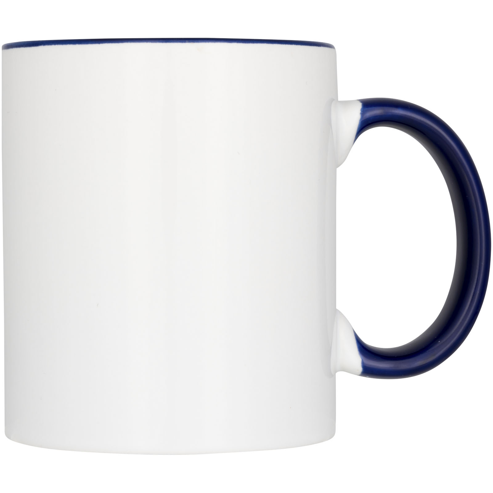 Taza de 350 ml para sublimación con asas e interior de color Pix