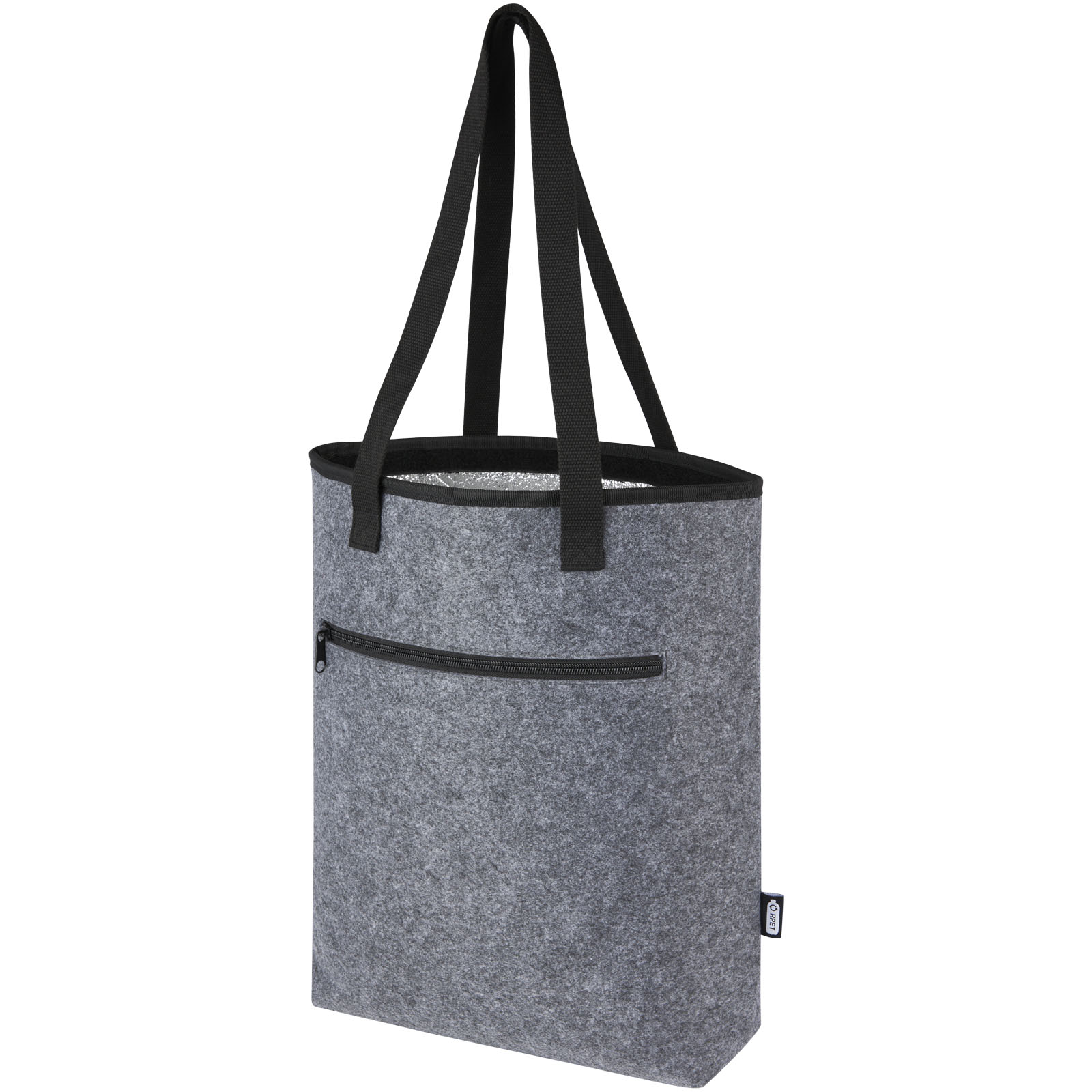 Bolsa Tote isotérmica de fieltro reciclado GRS de 12 L Felta
