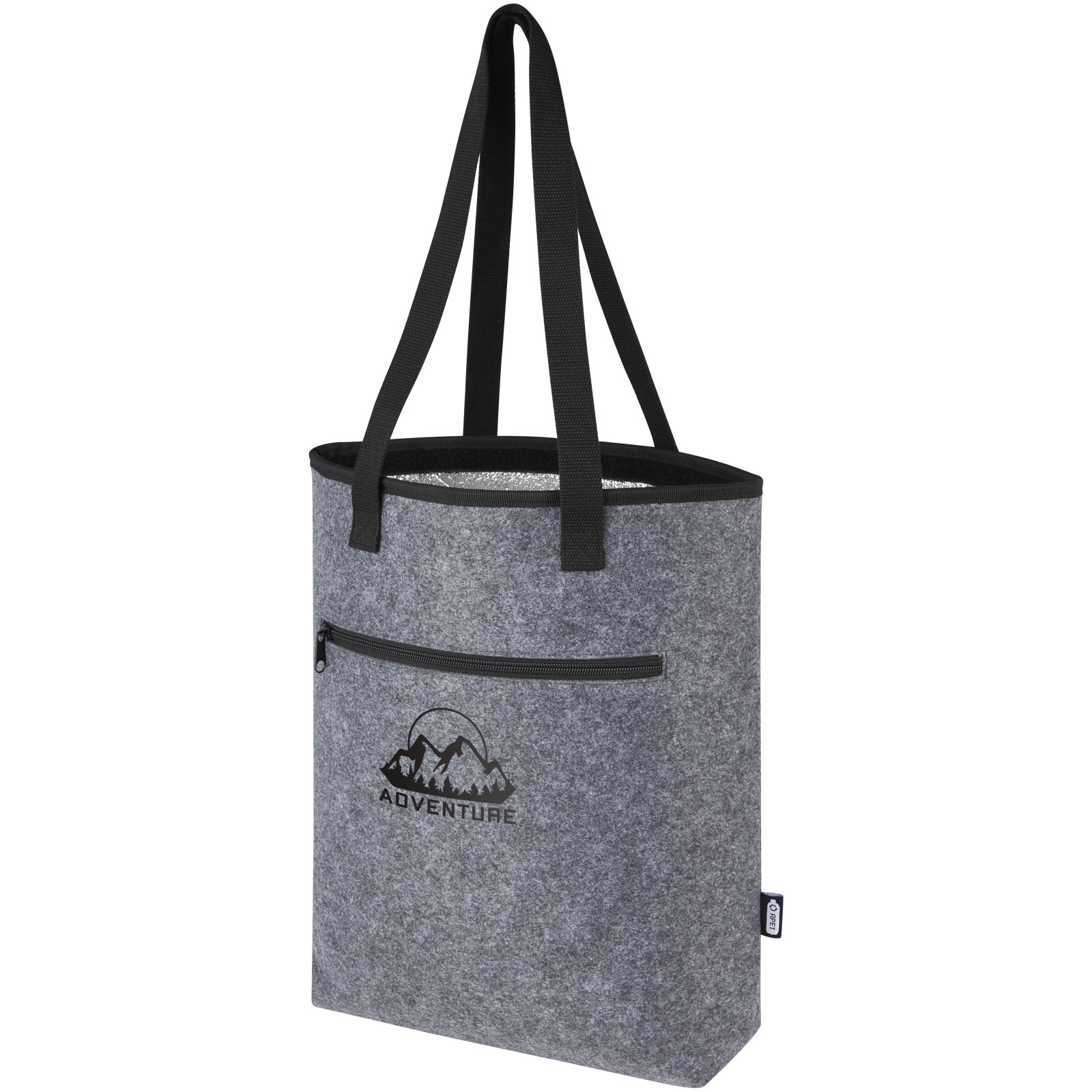 Bolsa Tote isotérmica de fieltro reciclado GRS de 12 L Felta