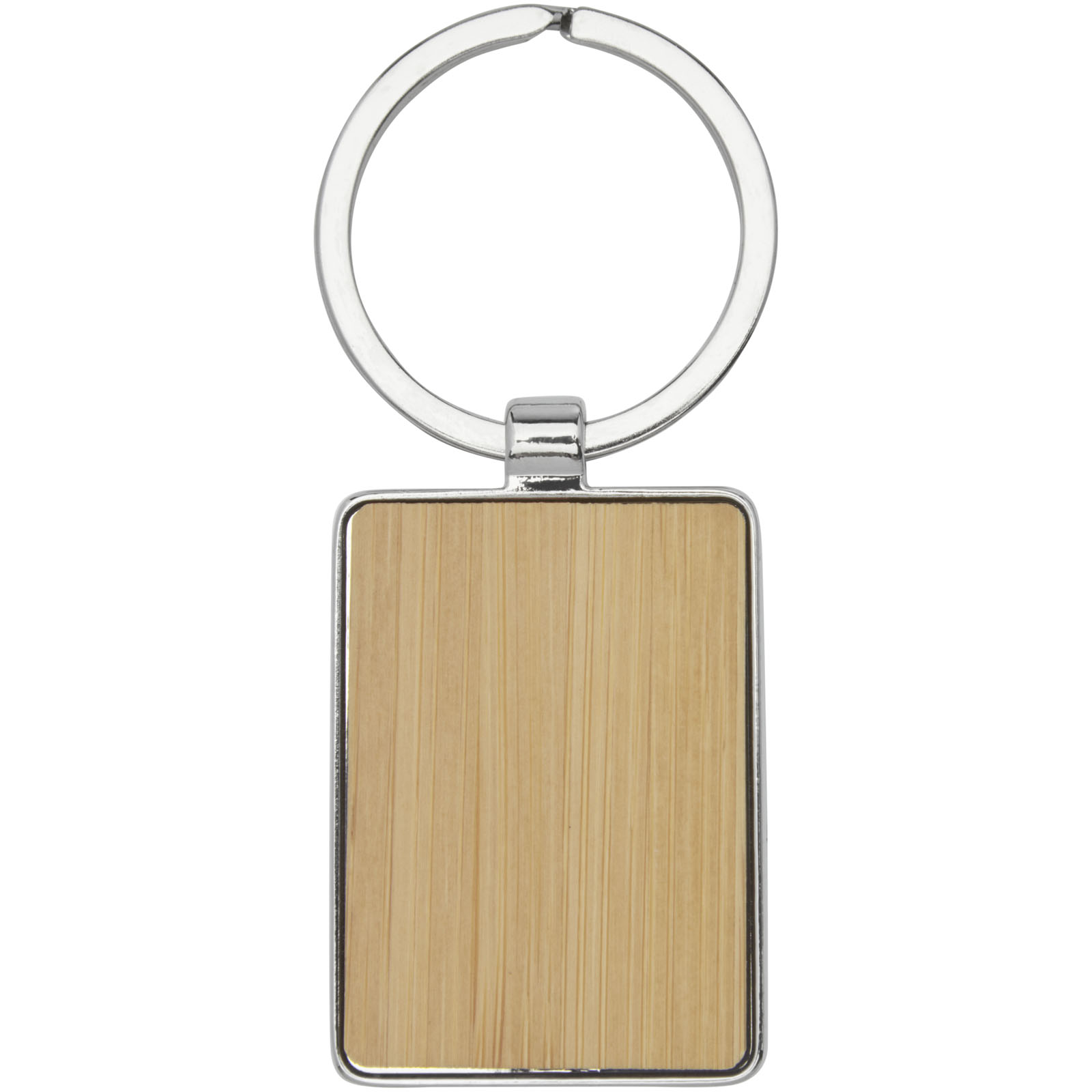 Llavero rectangular de bambú Neta