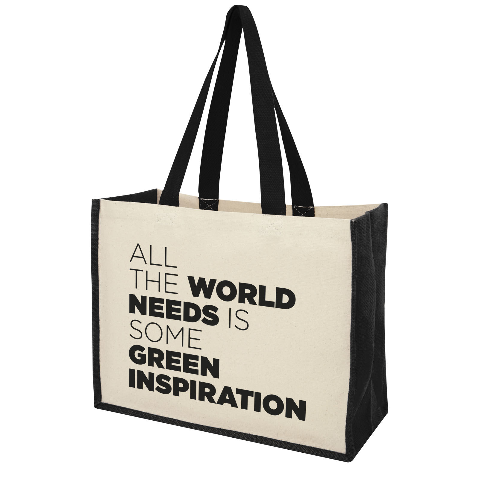Bolsa Tote para la compra de lona y yute de 320 g/m² Varai