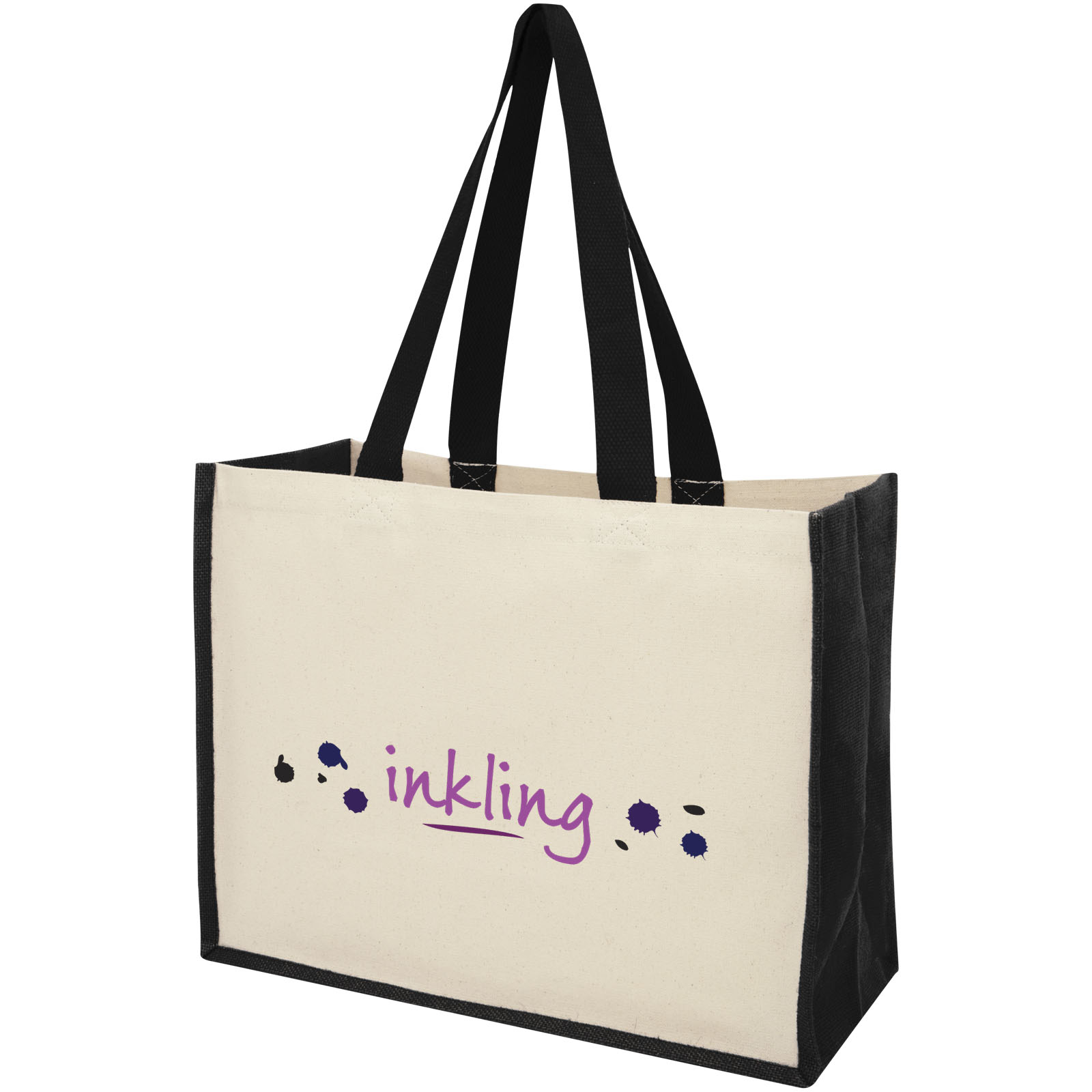 Bolsa Tote para la compra de lona y yute de 320 g/m² Varai