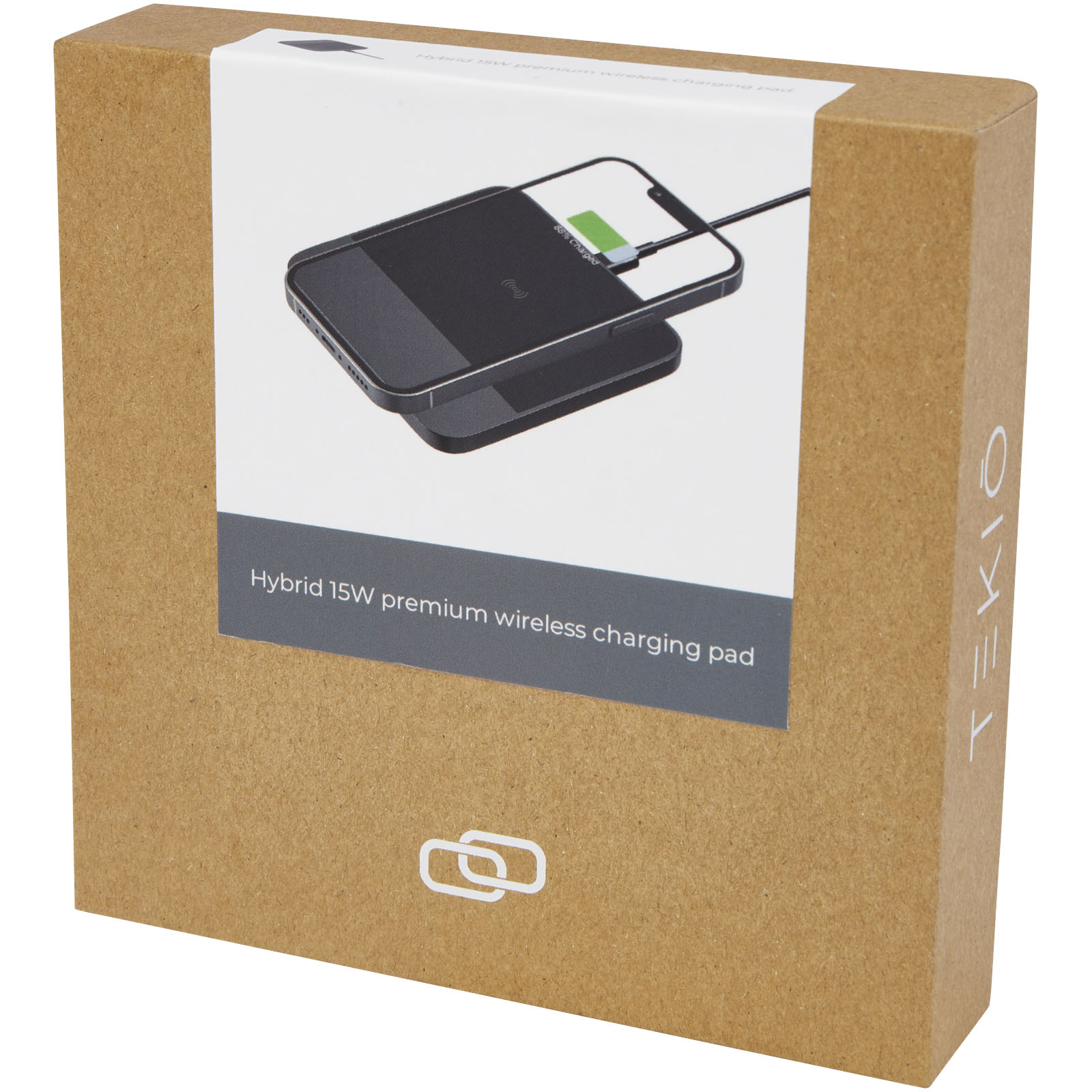 Base de carga inalámbrica de primera calidad de 15 W Hybrid