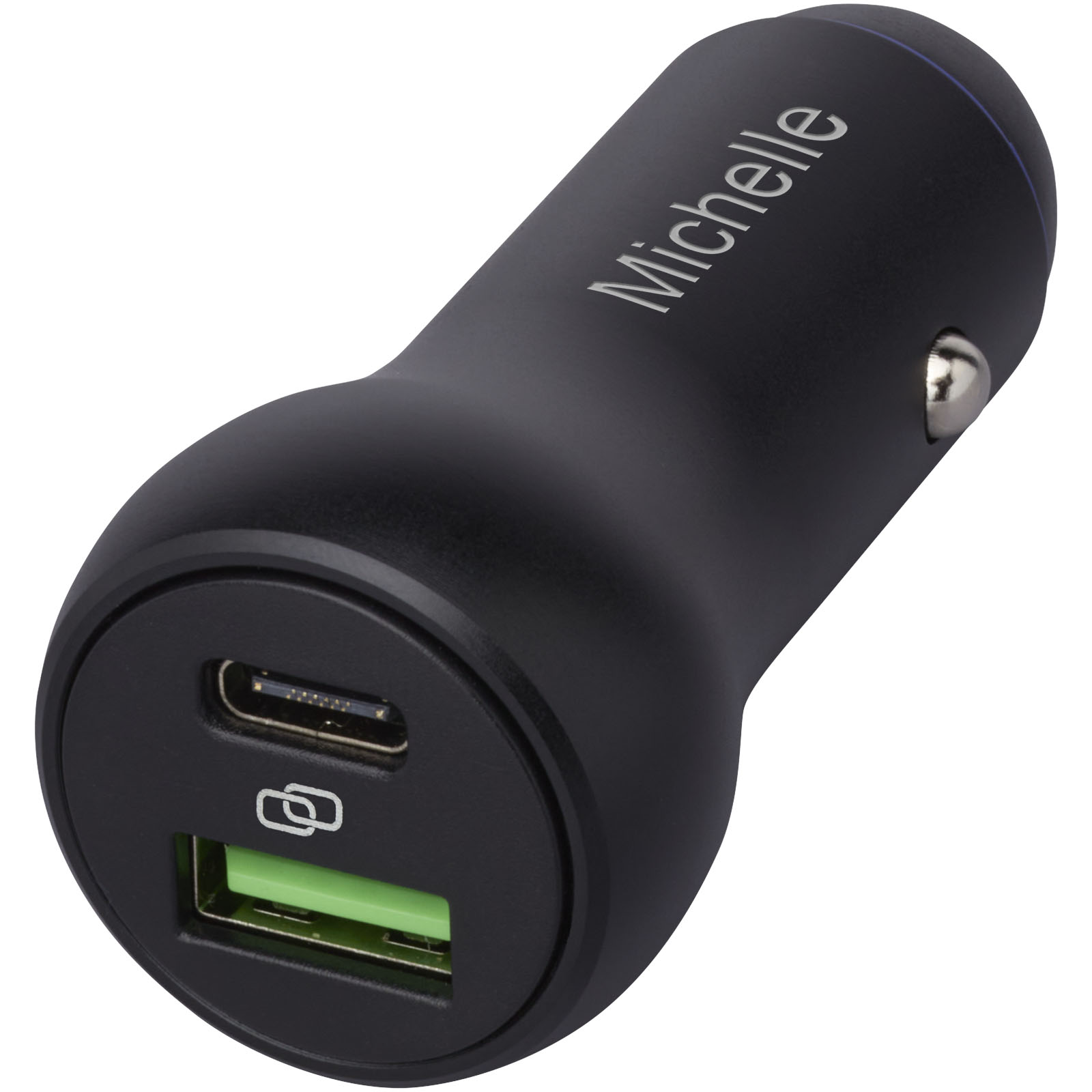 Cargador de coche USB C/USB A de 55 W dual Pilot