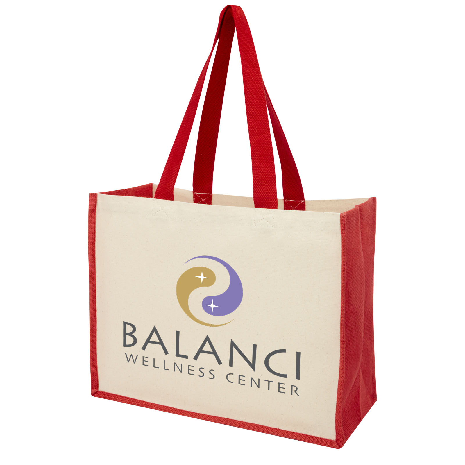 Bolsa Tote para la compra de lona y yute de 320 g/m² Varai