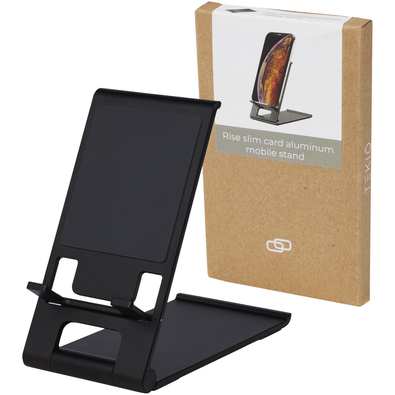 Soporte para teléfono de aluminio delgado Rise