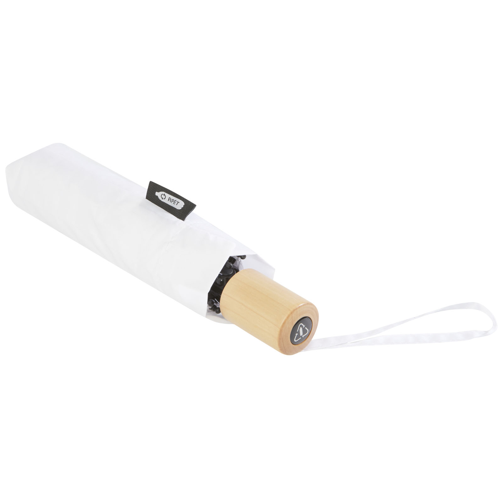 Paraguas plegable de 21 de PET reciclado resistente al viento Birgit