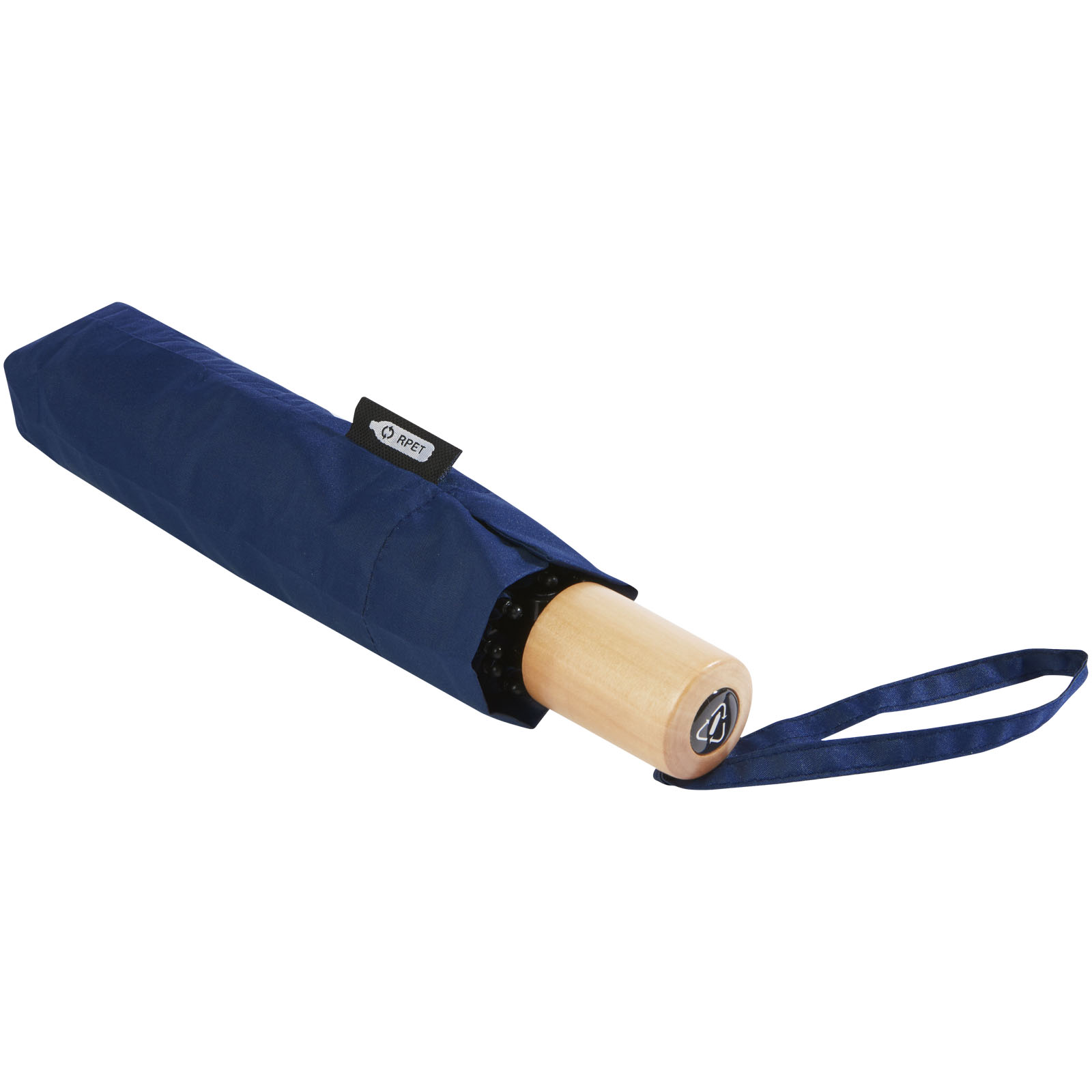 Paraguas plegable de 21 de PET reciclado resistente al viento Birgit