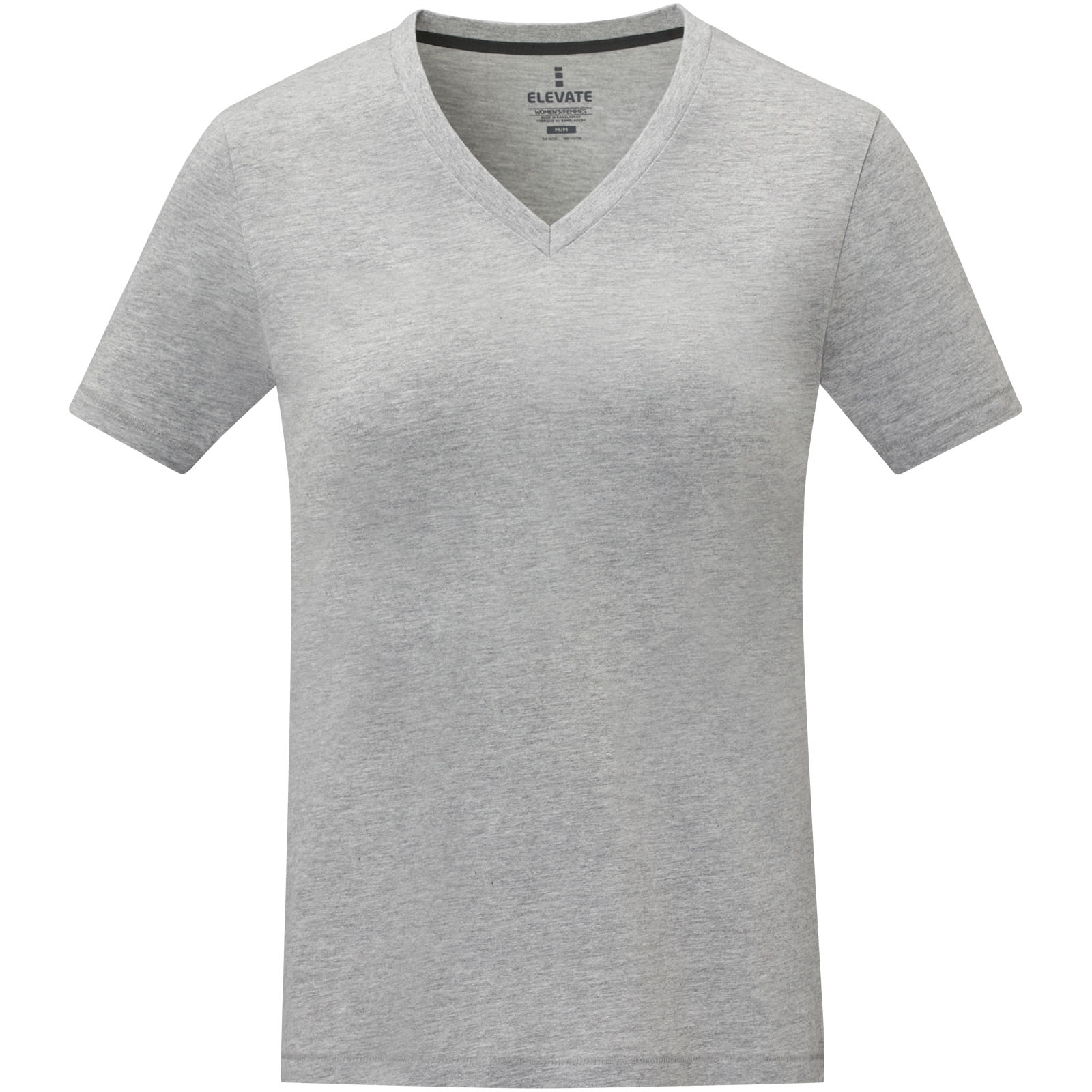 Camiseta de manga corta y cuello en V para mujer Somoto