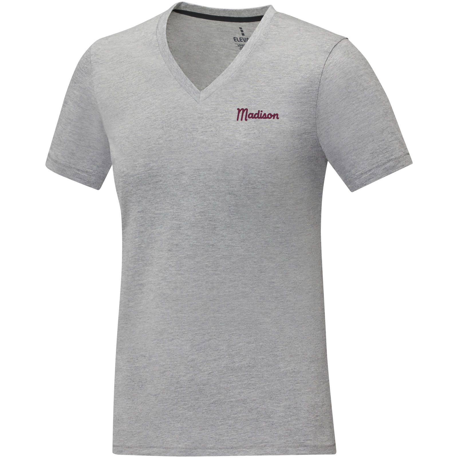 Camiseta de manga corta y cuello en V para mujer Somoto