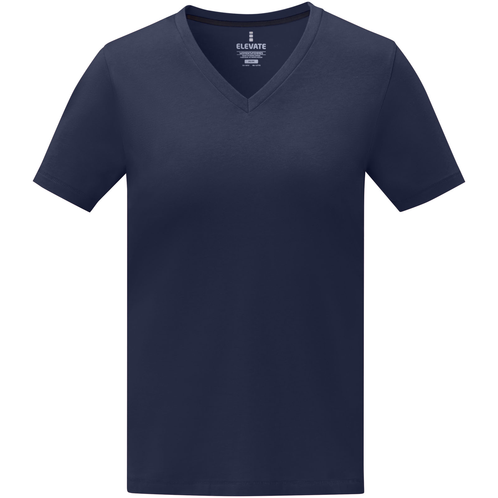 Camiseta de manga corta y cuello en V para mujer Somoto