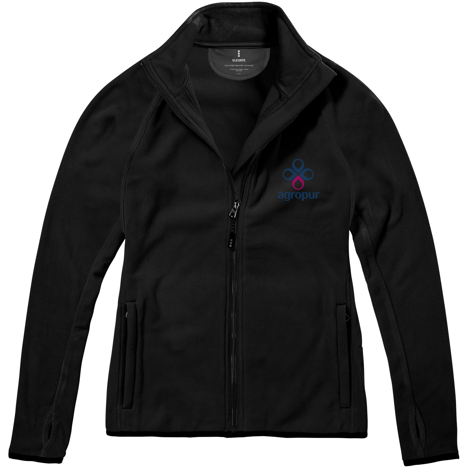 Chaqueta de forro con cremallera completa de mujer Brossard