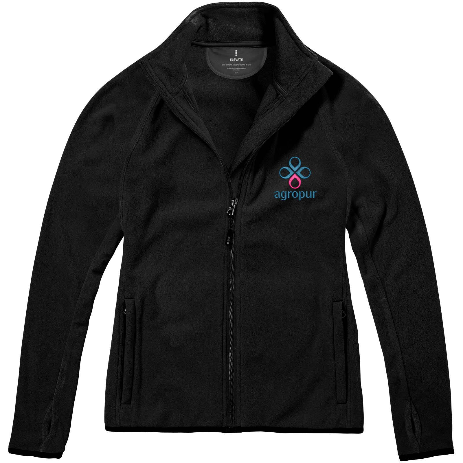 Chaqueta de forro con cremallera completa de mujer Brossard