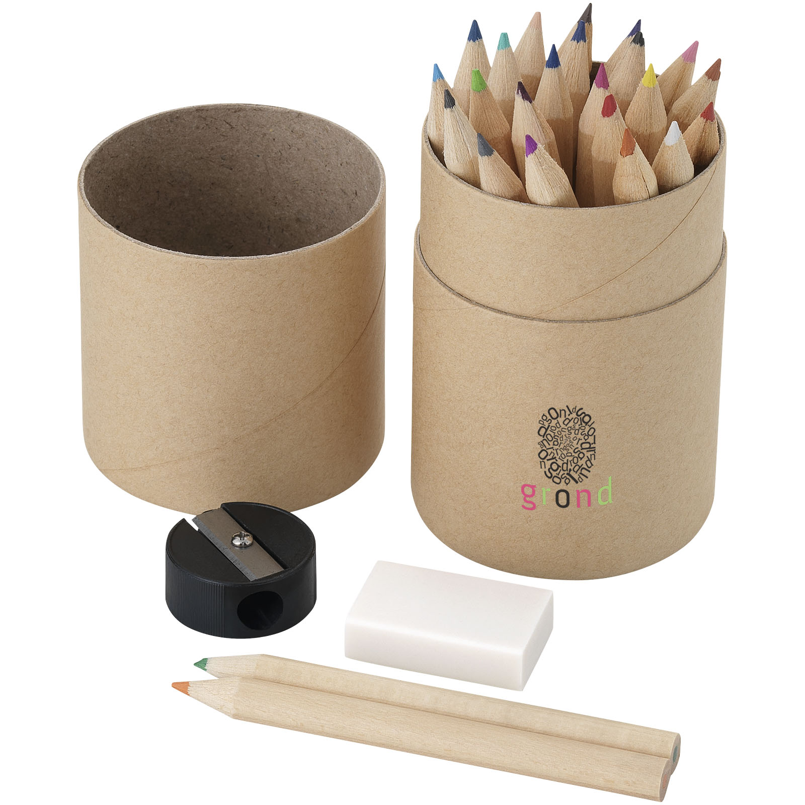 Set de 26 lápices de colores Woodby
