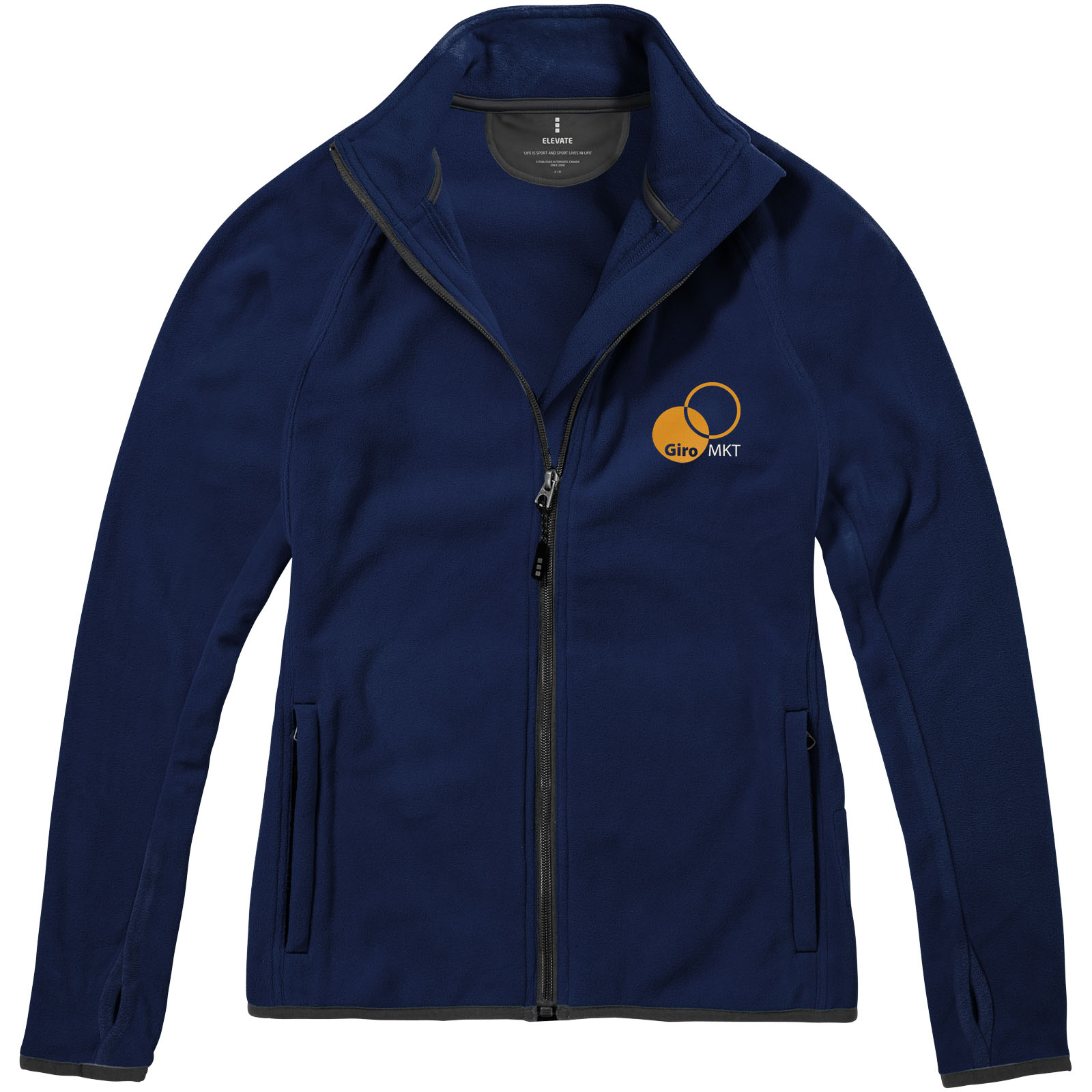 Chaqueta de forro con cremallera completa de mujer Brossard