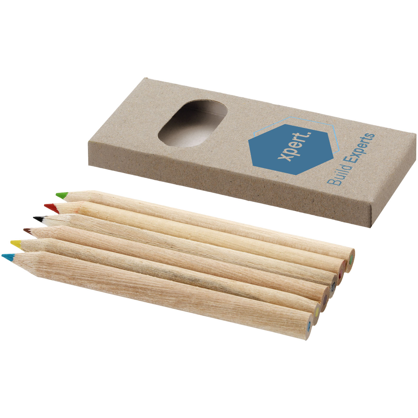 Set de 6 lápices de colores Ayola