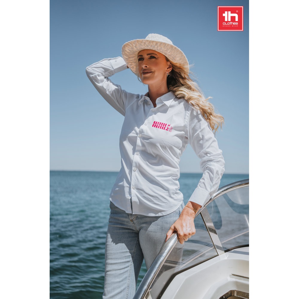 THC PARIS WOMEN WH. Camisa de popelina para mujer