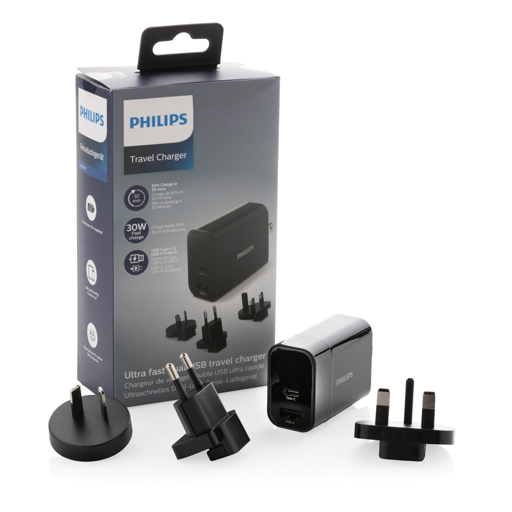 Cargador de viaje PD ultrarrápido Philips